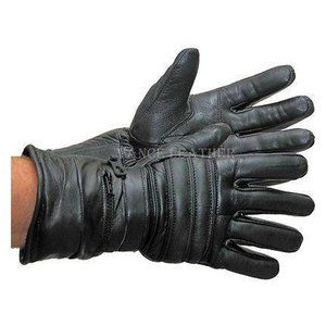 Men's Padded and Insulated Winter Gauntlet Leather Gloves